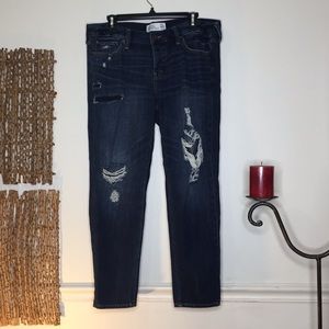 🌲ABERCROMBIE& FITCH BOYFRIEND JEANS size 12